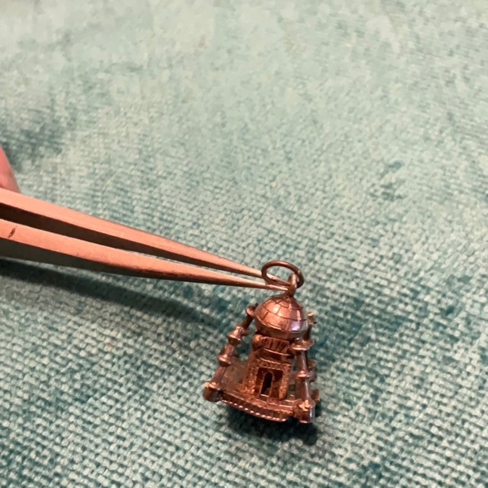 Sterling Taj Mahal charm pendant